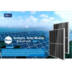 Solarpro 460W Solar Panel / 1909 * 1134 *30mm /. 23KG / Max 1500V / IP68 / Fuse Current 20A / MC4 Compatible Connector